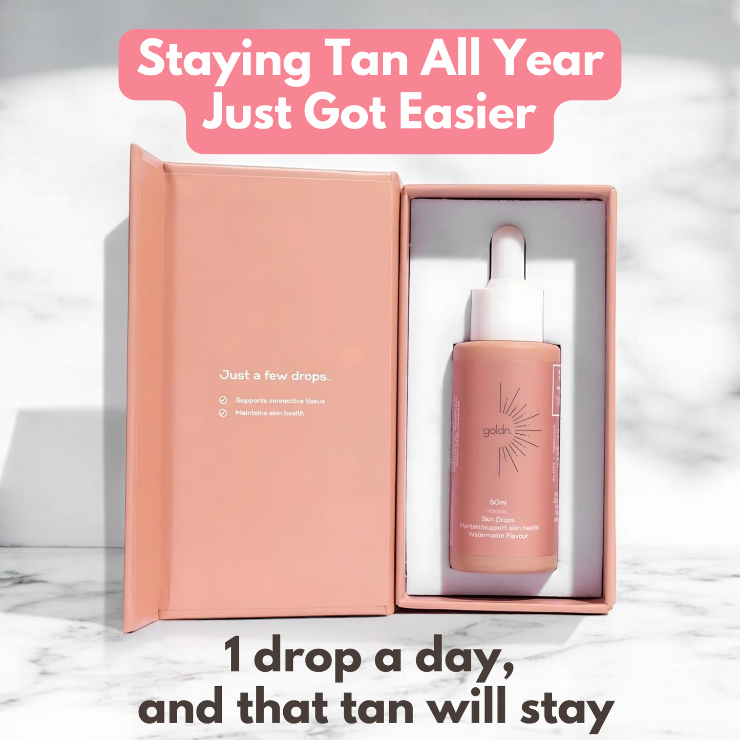 Goldn™ | Long-lasting tanning drops for the body